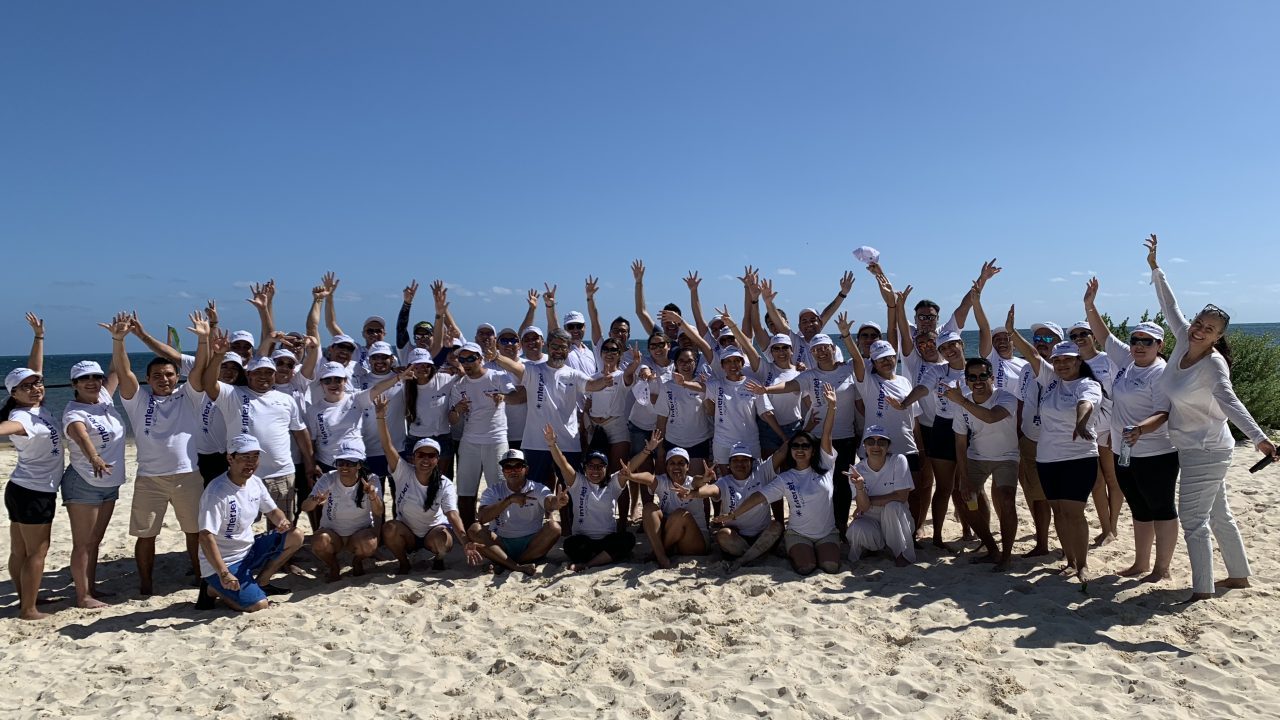 An outdoor team training session led by PDC