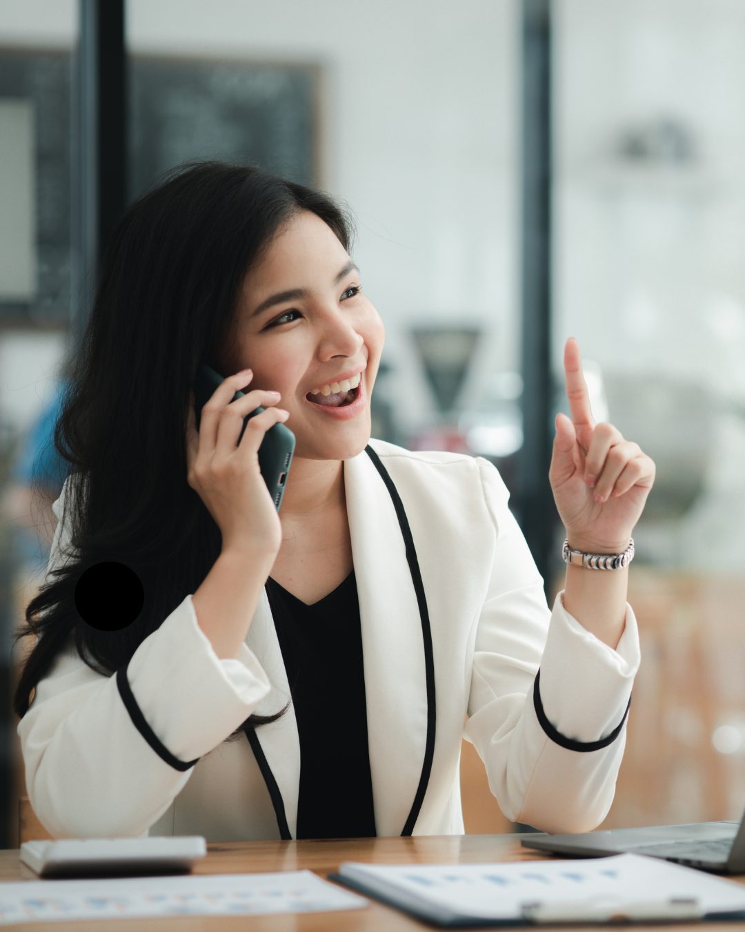 A search consultant reaching out to a candidate